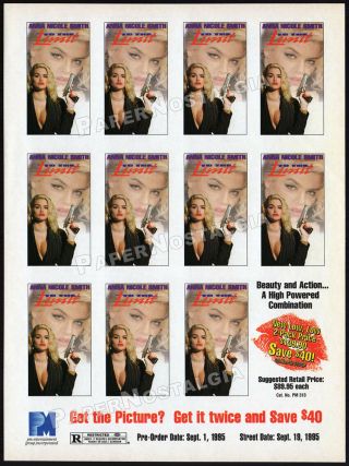 To The Limit_original 1995 Trade Print Ad Promo_anna Nicole Smith_kathy Shower