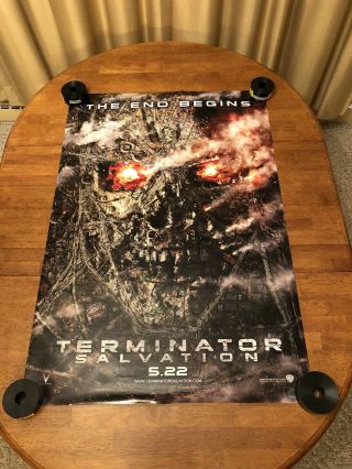 Terminator Salvation 27x40 D/s Movie Poster