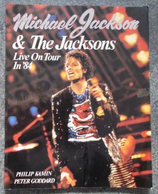 Michael Jackson & The Jacksons Live On Tour 84 Rare P/b Book