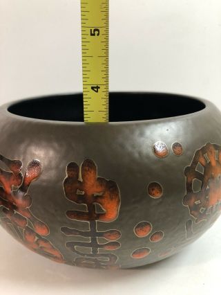 Vintage Ceramic Vase W/ Lid by Sascha Brastoff signed SASCHA B 035 Asian 8