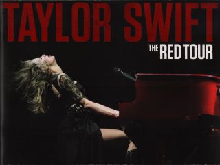 Taylor Swift 2013 The Red Concert Tour Program Book / With Poster / Nmt 2