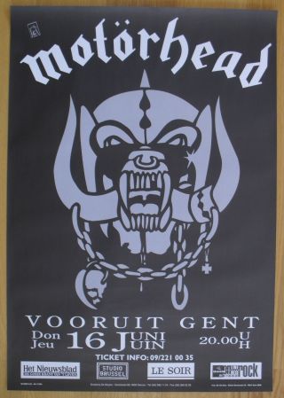 Motorhead Concert Poster 