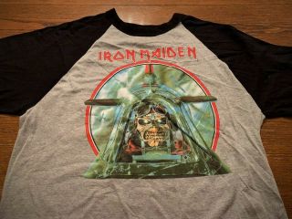 Iron Maiden (officially Licensed) 2007 Vintage Jersey Style Tee Shirt Size Xl