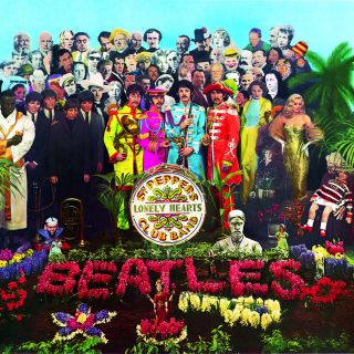 The BEATLES Sgt Peppers Lonely Hearts Club Band BANNER HUGE 4X4 Ft Fabric Poster 2
