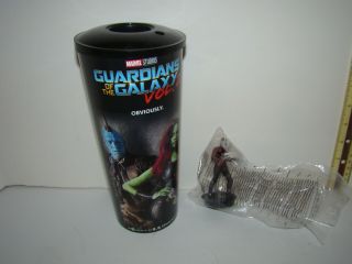 Marvel Guardians Of The Galaxy Vol.  2 Movie Promo Cup With Star Lord Topper