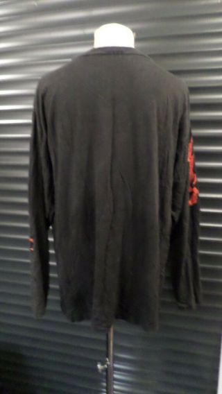 Levellers Vintage Long Sleeved Band Tour T Shirt Black,  Red Men ' s Size XL 6