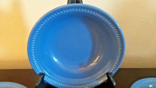 Dansk Craft Colors Blueberry Soup/Cereal Bowls x4 Blue 2