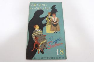 Arsenic And Old Lace Japan Movie Program Pamphlet 1944 Cary Grant