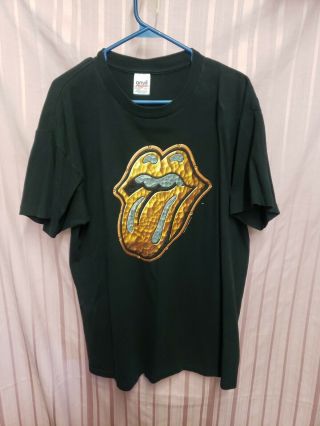 Vintage 1997 - 98 The Rolling Stones Bridges To Babylon Tour Concert T - Shirt Xl