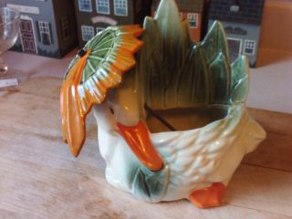 Mccoy Pottery Duck With Umbrella