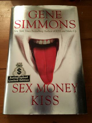 Gene Simmons Kiss Demon Signed Book Sex Money Kiss 1st Printing Ships Oct 26