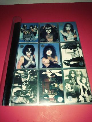 1997 Kiss Collector Cards Series One Base Set 1 - 90 Cards