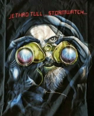 Jethro Tull T Shirt Stormwatch Xxl Decathlon Creation Rock Classic 70s Flute