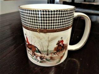 Wedgwood 1989 Ralph Lauren Balmoral Hunt Coffee Tea Mug Cup Bone China