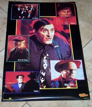 Dick Tracy Villains Collage Movie Poster Flat Top Big Boy Package