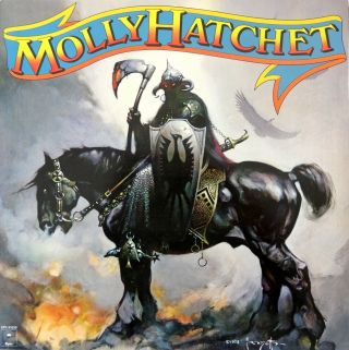Molly Hatchet First Album Banner Huge 4x4 Ft Tapestry Fabric Poster Flag Art Cd