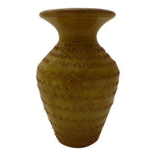 Vintage Mid Century Bitossi Italian Incised Art Pottery Bud Vase