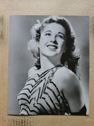 Margie Stewart Orig Busty Glamour Portrait Photo By Ernest A Bachrach 1943 Rko