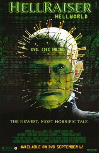 Hellraiser: Hellworld (2005) Dvd/video Poster - Single - Sided - Rolled