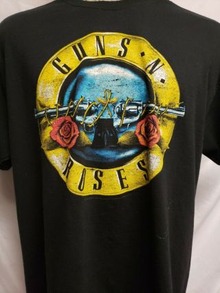 Guns N Roses 2006 Los Angeles Coliseum Rock Band Tour Concert T - Shirt Men 
