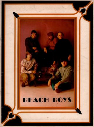 Beach Boys 1968 Friends Tour Concert Program Book Booklet Carl / Dennis Wilson