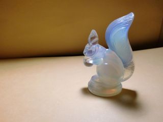 French Art Glass Squirrel By Sabino