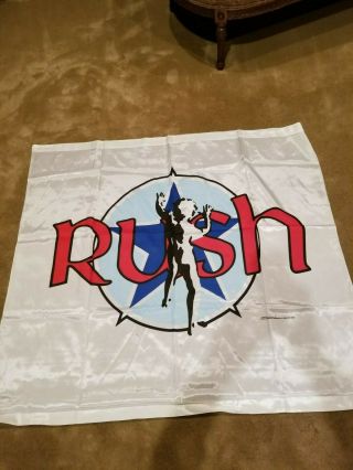 Rush Band Star Man Vintage Banner Tapestry 46x44 1980’s