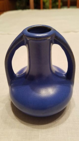 Vintage Art Deco Miniature Blue Pottery Vase Camark?