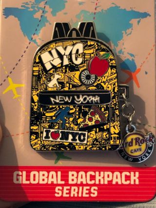 Hard Rock Cafe York 2019 Global Backpack Series Pin 2
