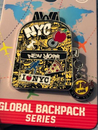Hard Rock Cafe York 2019 Global Backpack Series Pin 3