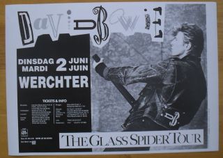 David Bowie Concert Poster 1987