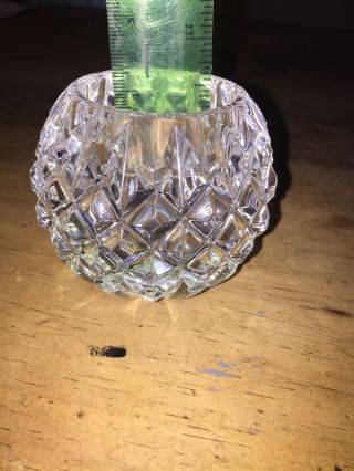 Waterford Crystal Ball Candle Votive Holder 5