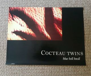 Cocteau Twins Blue Bell Knoll 1988 Capitol Records Promo Poster Rare