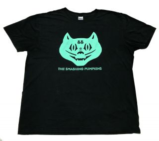 The Smashing Pumpkins 2012 Celestial 7 " Cat 88 Tour Concert Shirt Mens Size Xl