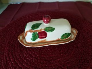 Franciscan Apple Butter Dish With Cover / / Circa 1949 - 53