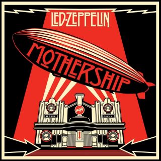 Led Zeppelin Mothership Banner Huge 4x4 Ft Fabric Poster Tapestry Flag Album Art