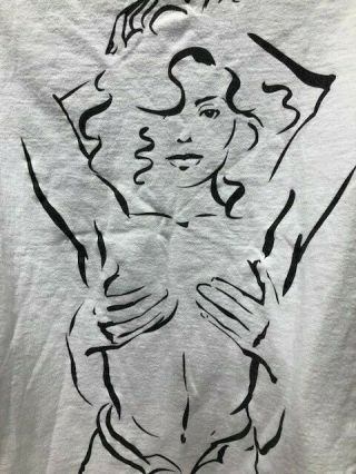 Janet Jackson 1988 The Velvet Rope World Tour T - Shirt " Boob Grab " Sz L