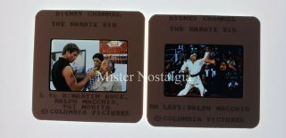 Vintage Photo 1984 The Karate Kid 35mm Slides Ralph Macchio,  Pat Morita