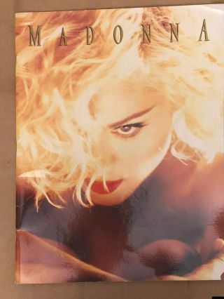 Madonna Blond Ambition Tour Program 1990