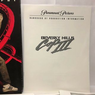 Beverly Hills Cop 3 Movie Press Kit 1994 Paramount Pictures Eddie Murphy 3