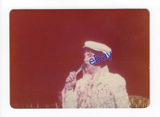 Elvis Presley Kodak Concert Photo Having Fun On Stage 1973 - Jim Curtin