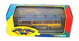 The Beatles Die Cast Magical Mystery Tour Bus 1:76 Corgi Model Boxed - B03