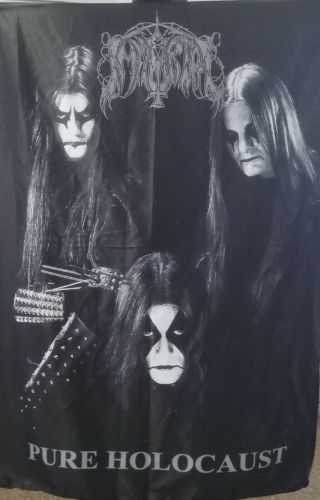 Immortal Pure Holocaust Flag Cloth Poster Wall Tapestry Banner Cd Black Metal