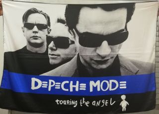 Depeche Mode Touring The Angel Flag Cloth Poster Wall Tapestry Cd Wave