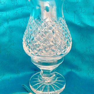 Sparkling 2 - Piece Waterford Crystal " Alana " Hurricane Lamp Votive Candle Holder