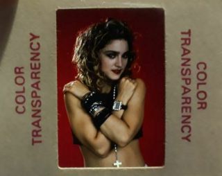 Madonna 1985 Transparency Photo Slide