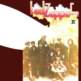 Led Zeppelin 2 Banner Huge 4x4 Ft Fabric Poster Tapestry Flag Print Album Art