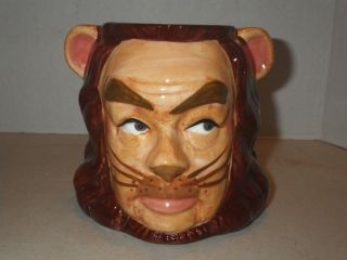 Vintage Star Jars Leeber Figural Turner Cowardly Lion Wizard Of Oz Character Mug