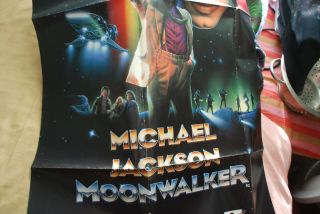 MICHAEL JACKSON RARE MOVIE POSTER MOONWALKER BAD ALBUM 2