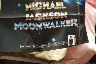 MICHAEL JACKSON RARE MOVIE POSTER MOONWALKER BAD ALBUM 3